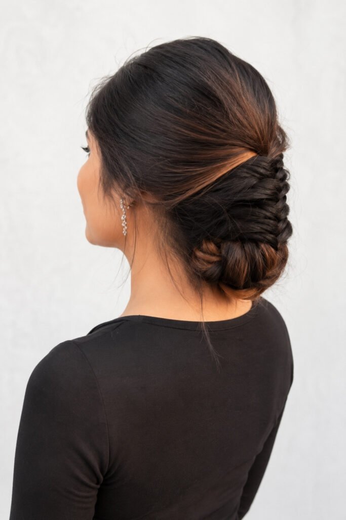 Fishtail Braid Updo