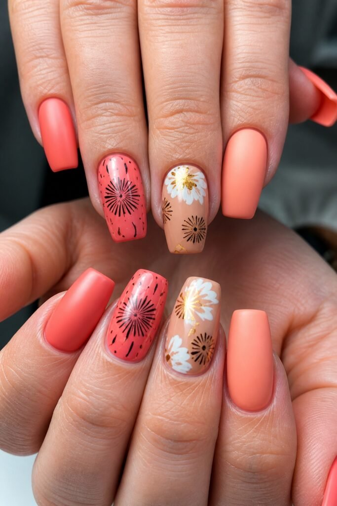 Floral Coral Dream