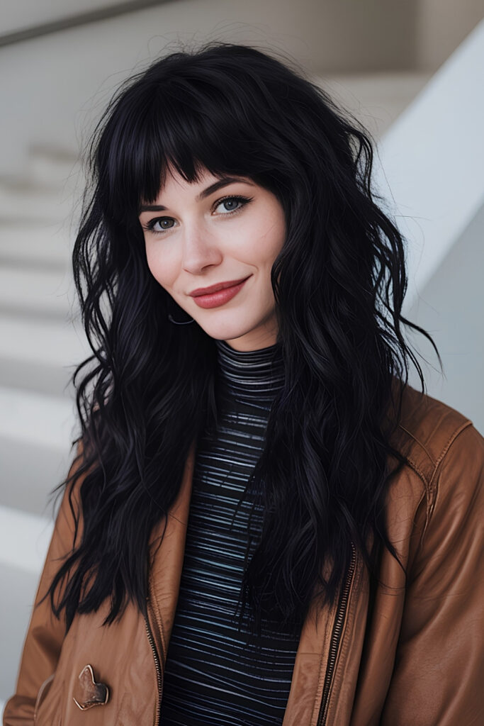 Goth Long Alt Shag