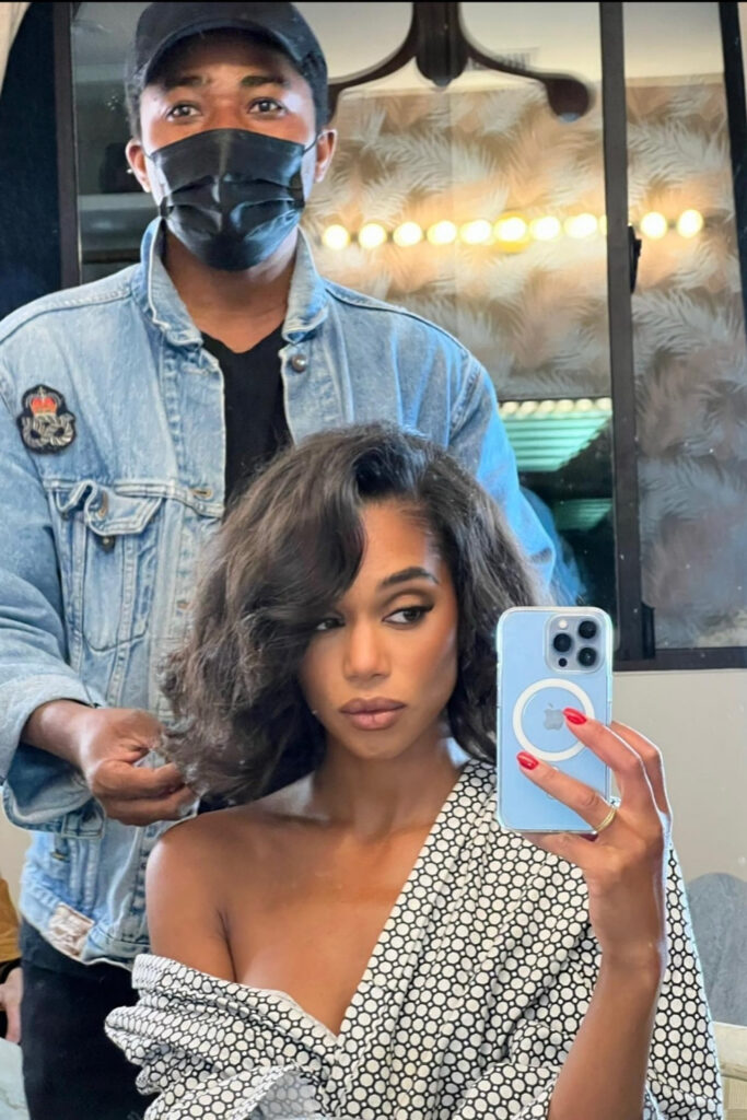 Italian Bob on Textured Hair