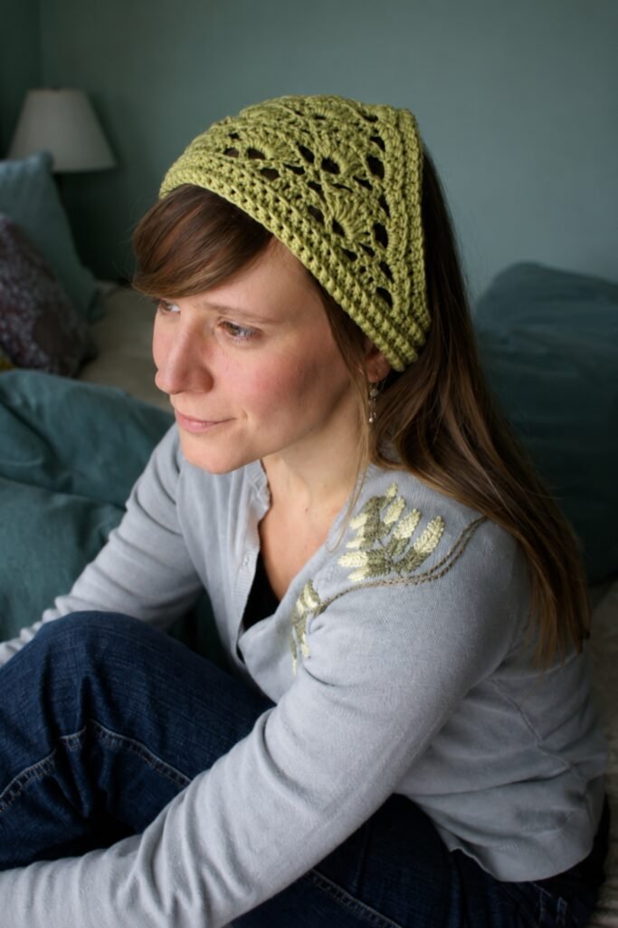 Lacy Crochet Kerchief