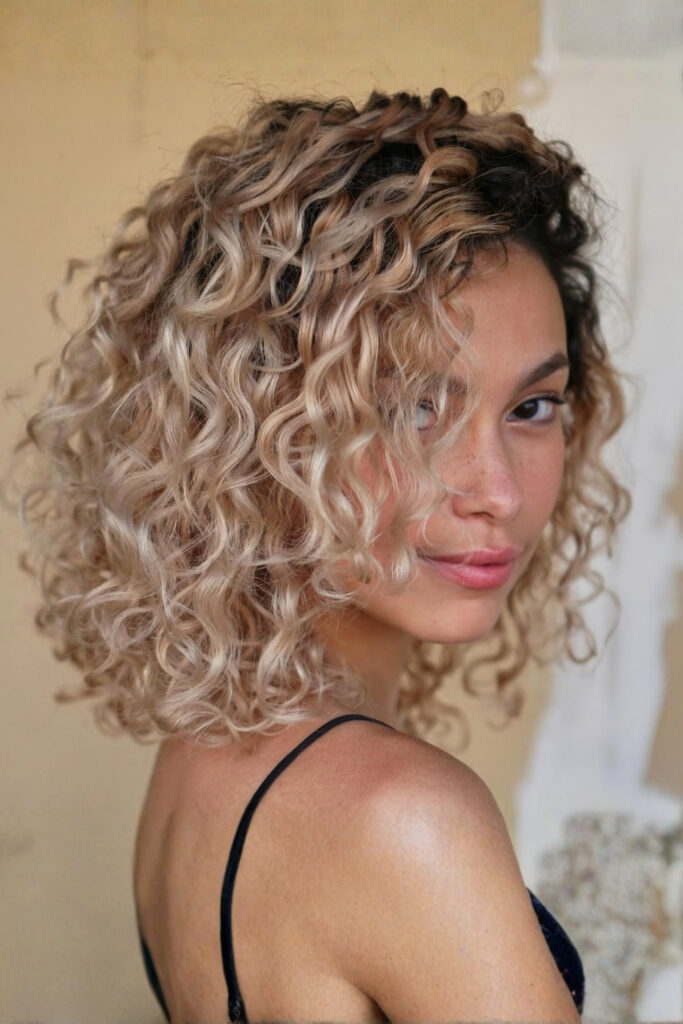 Side-Parted Italian Lob