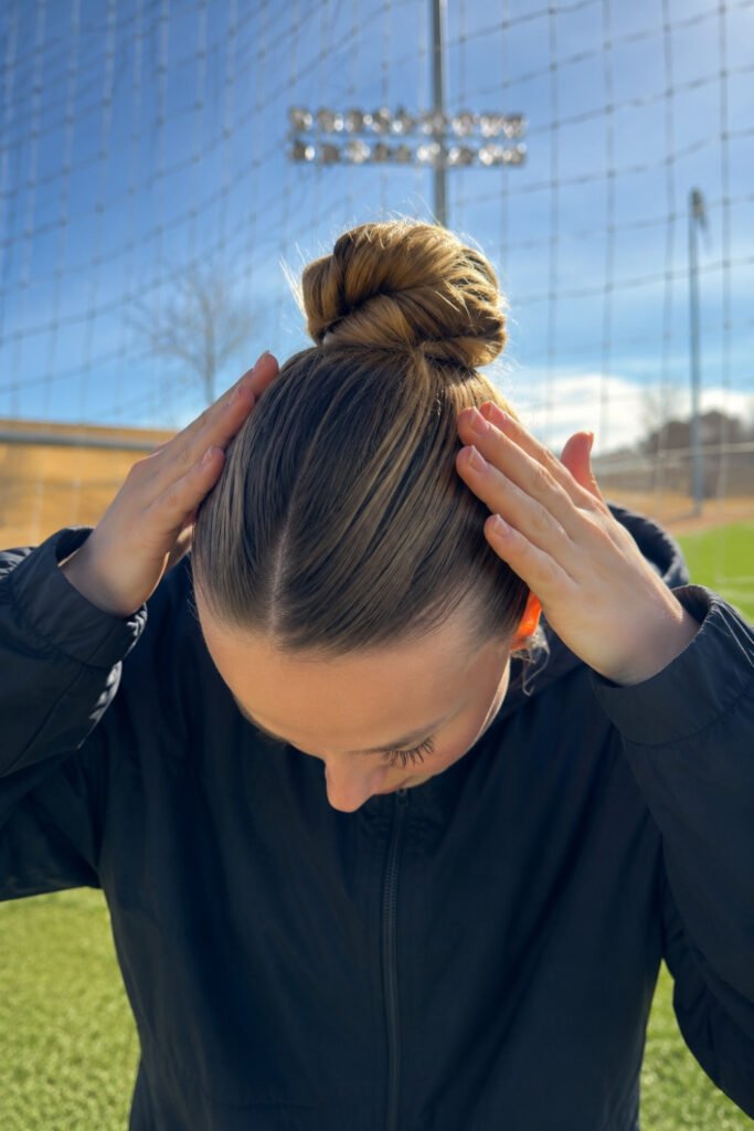 Slick Back Braid Bun