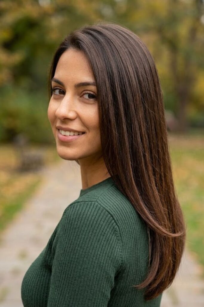 Straight U-Shaped Haircut