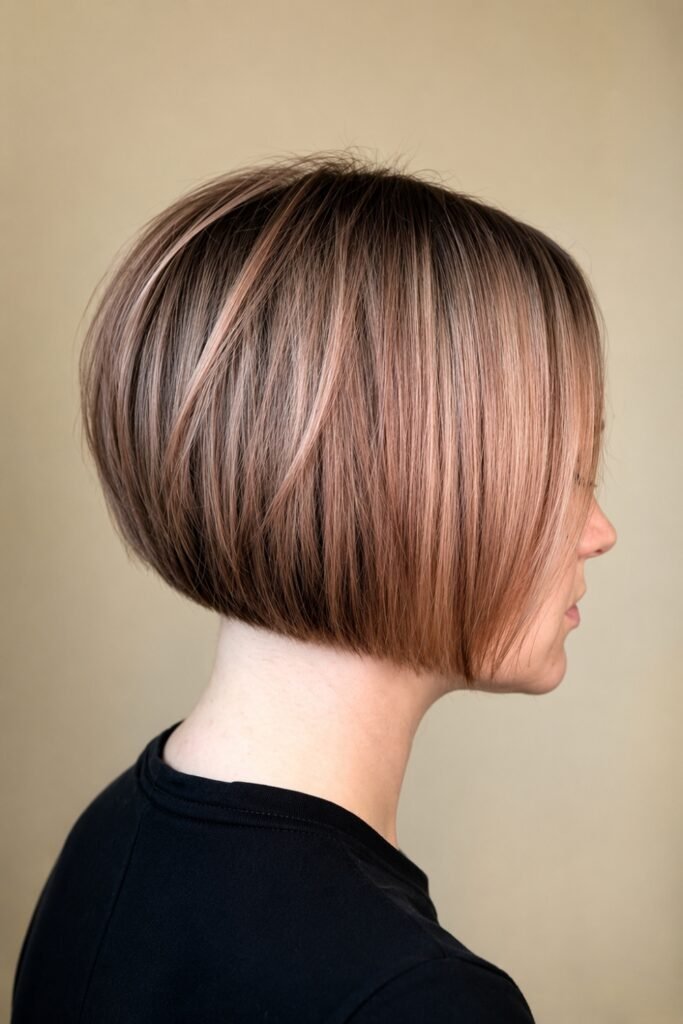 Strawberry Chin-Length Cut