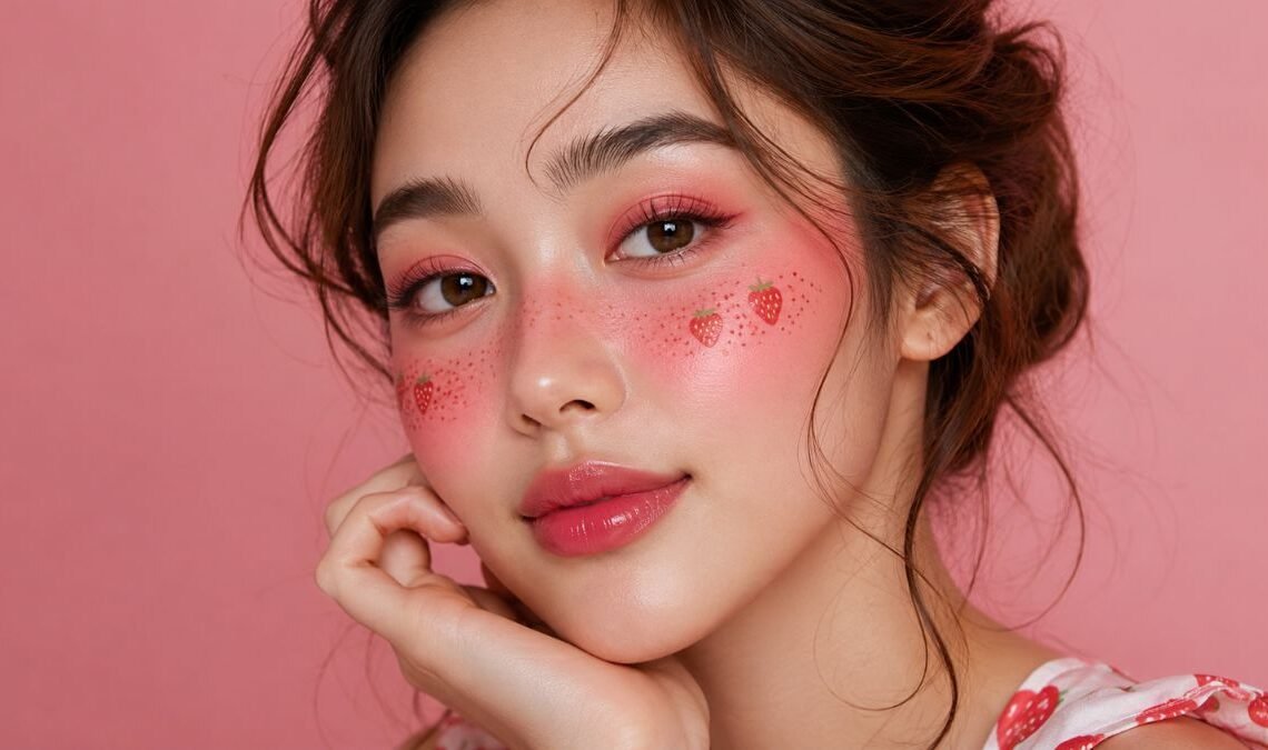 Strawberry Makeup Trend