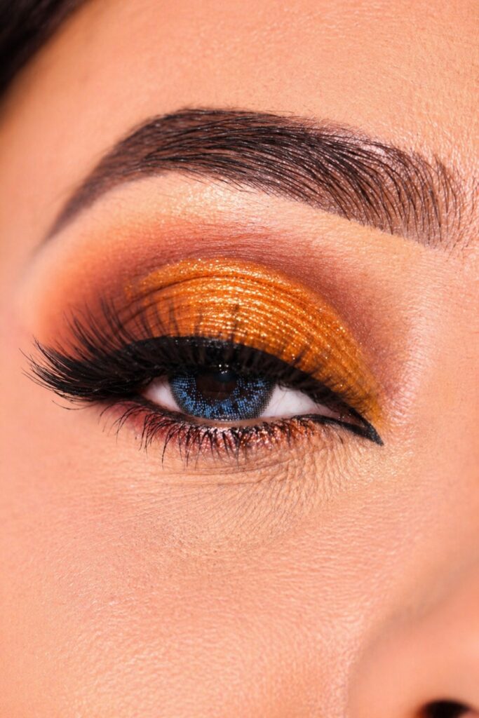 Terracotta Matte Crease with Shimmer Pop eyeshadow
