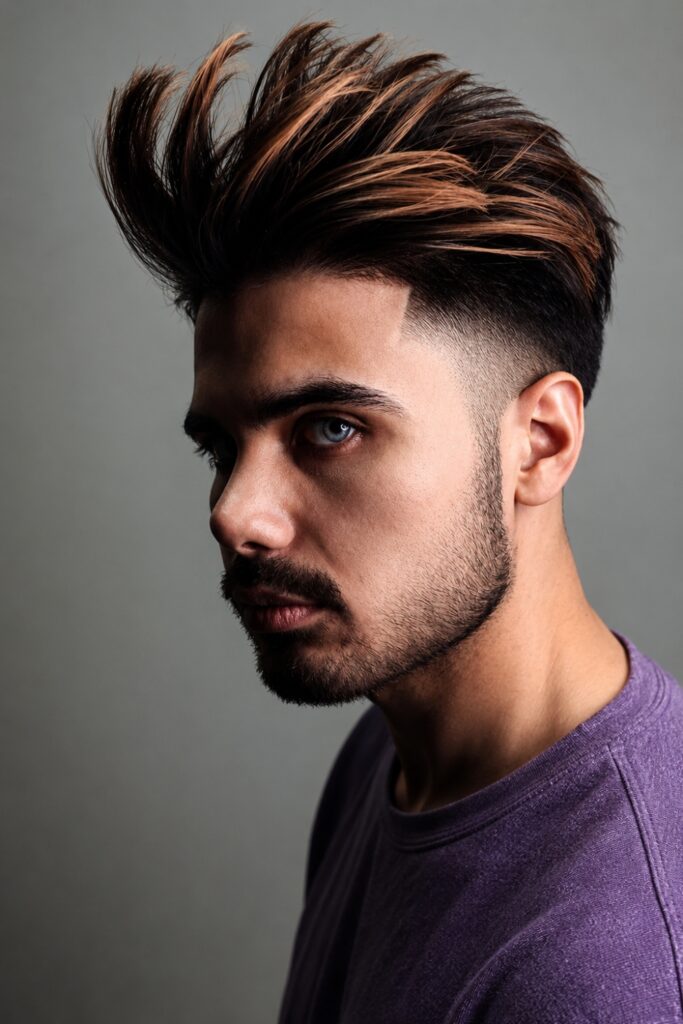 14. the Mohawk Temple Fade