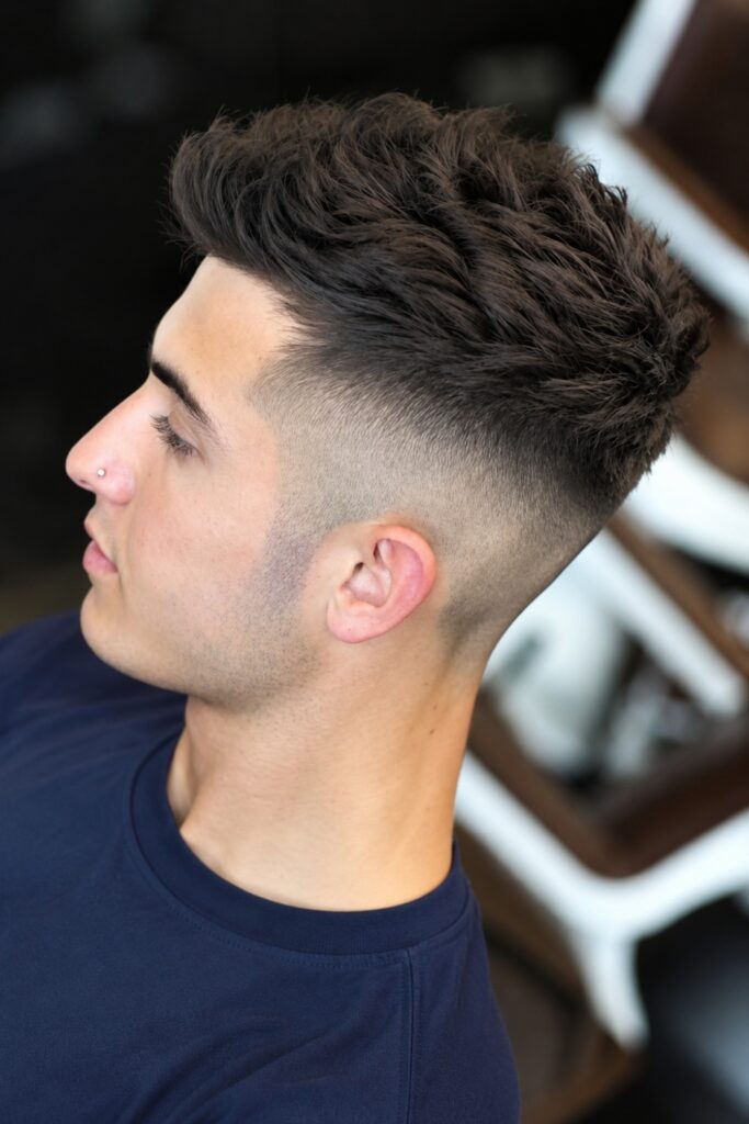 19. the Spiky Temple Fade