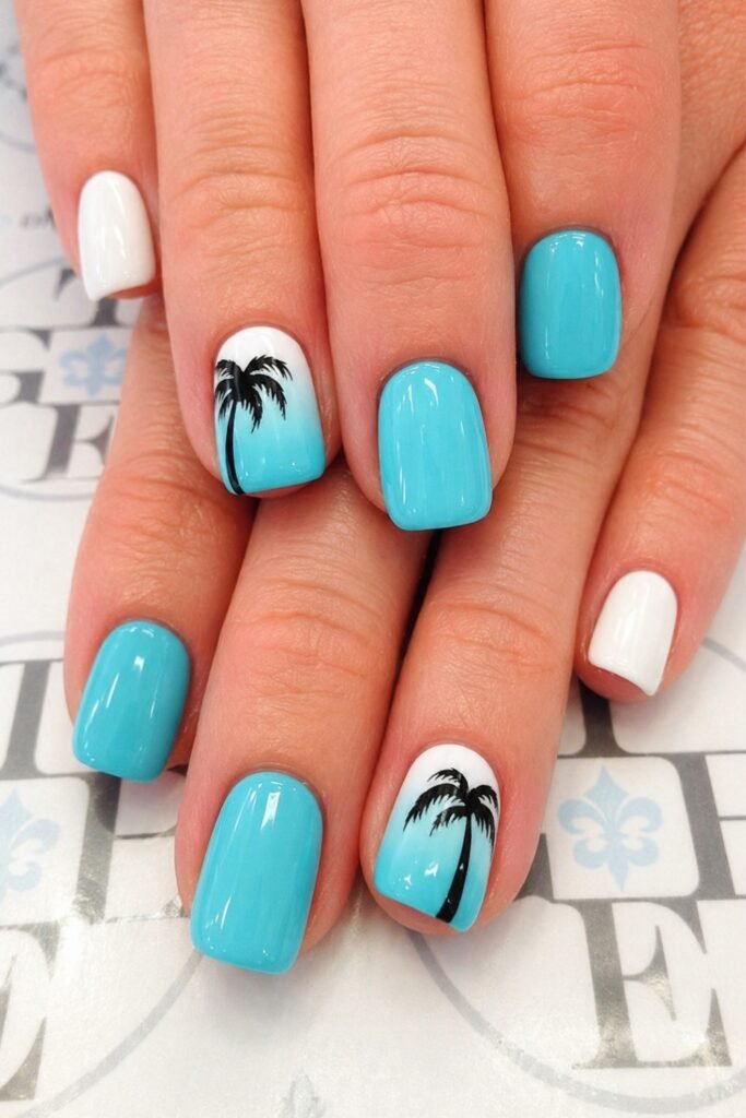 Turquoise Palm Breeze
