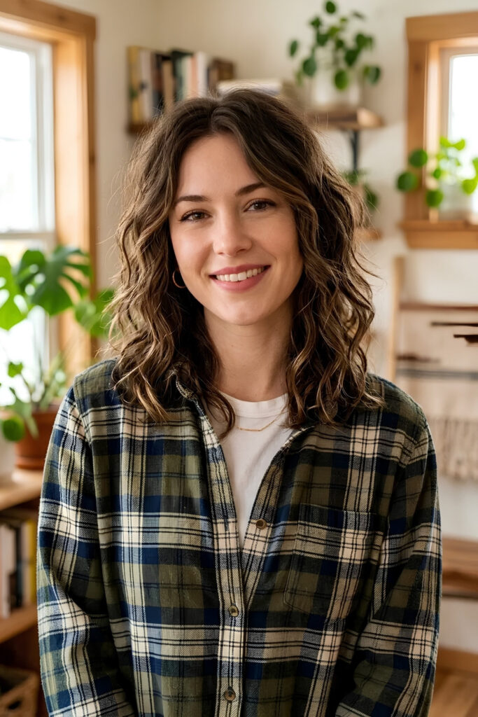 Wavy Alt Shag with Piecey Layers