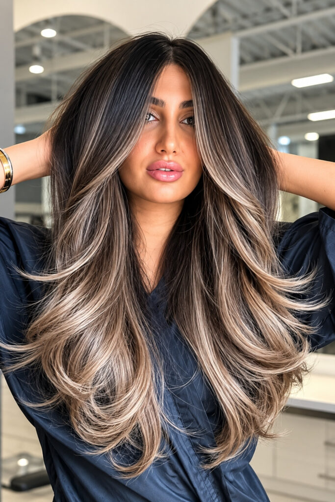 Ashy Ombre hair
