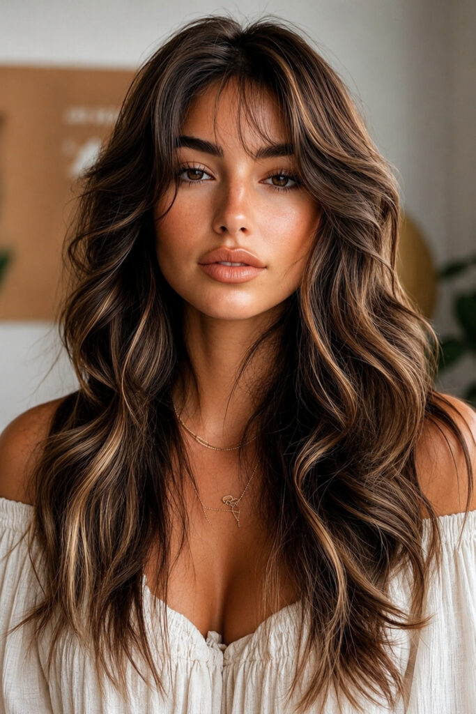 Bronzed Goddess Long Layers