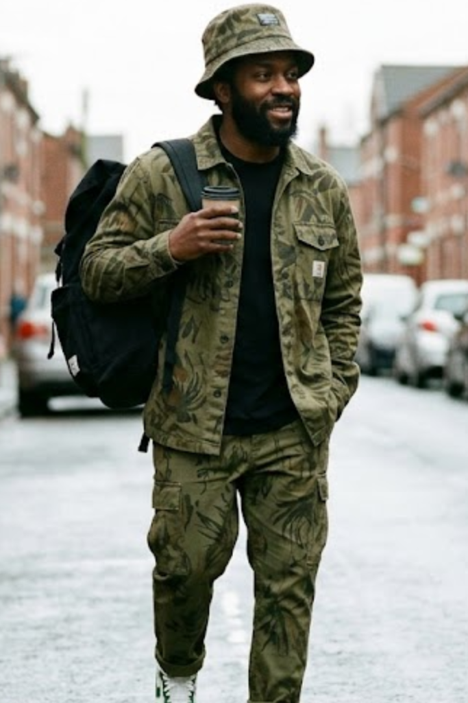 Bucket Hat and Matching Overshirt Co-ord