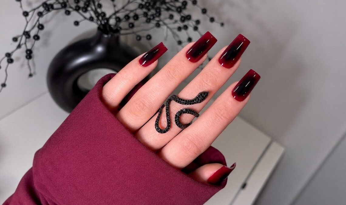 Cherry Red Nails