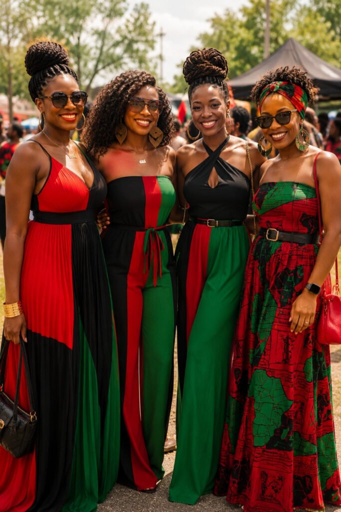 Coordinated Family or Friend Group Juneteenth Look