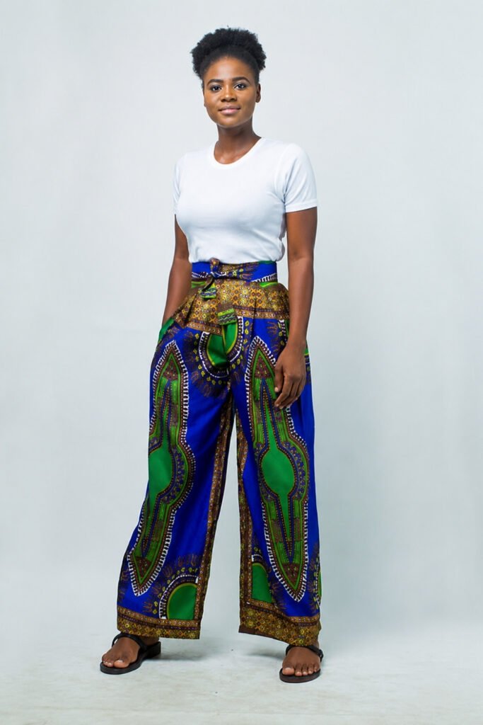 Dashiki and Wide-Leg Trousers