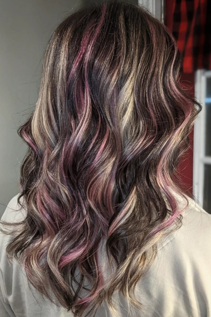 Dusty Brown With Dusty Pink And Ash