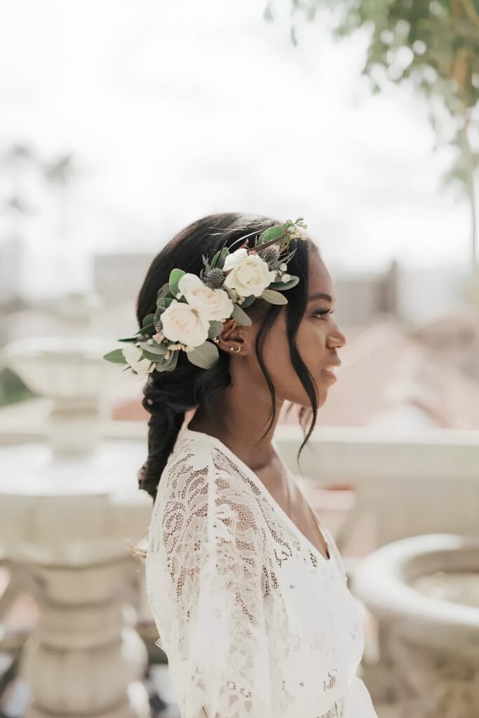 Floral-Adorned Fishtail