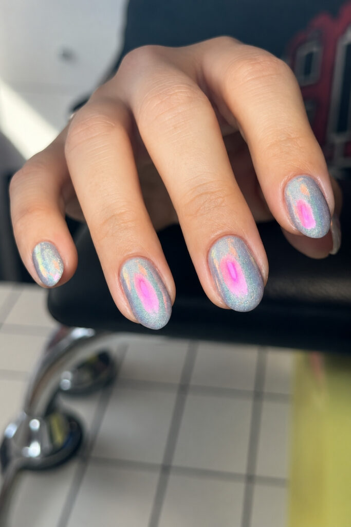 Holographic nails