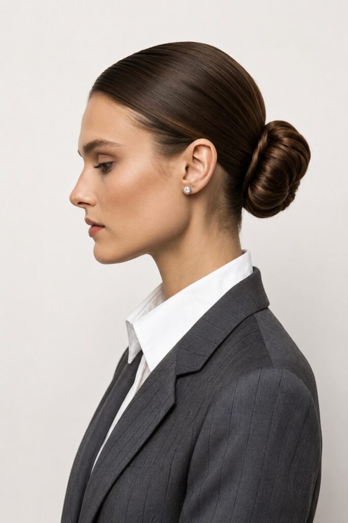 Low Sleek Bun