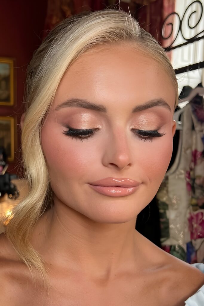 Bridesmaid makeup: luxe lashes