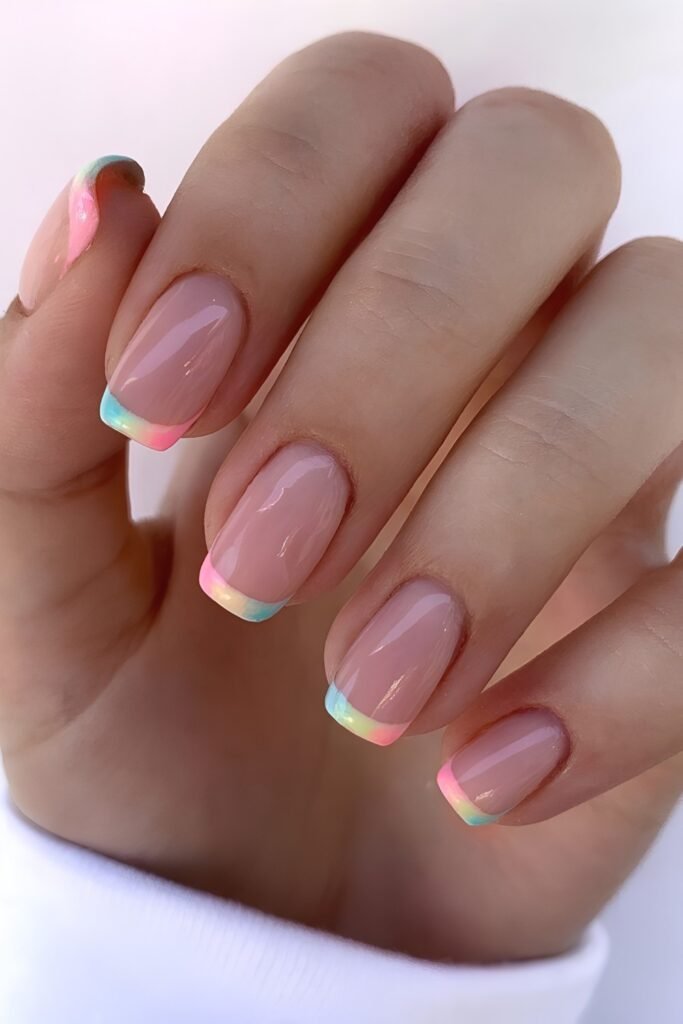 Mini Rainbow French Baby Boomer