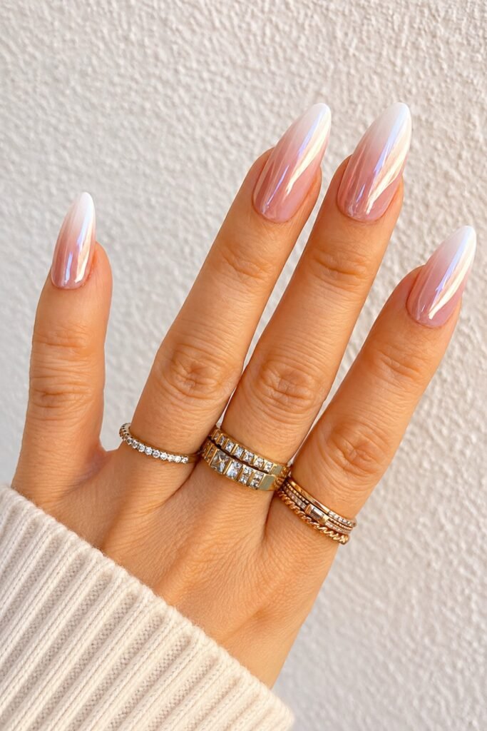 Mother-of-Pearl Shimmer Baby Boomer