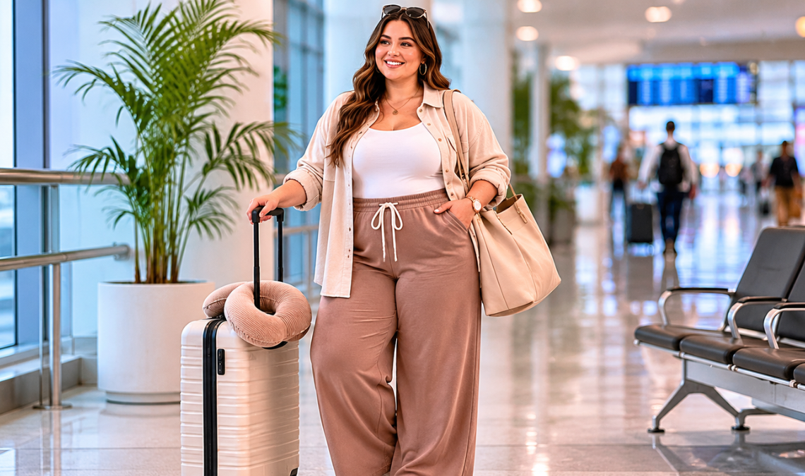 Plus Size Airport Outfits