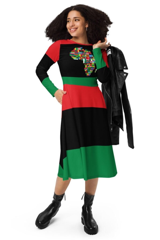 Red, Black, and Green Colour Block