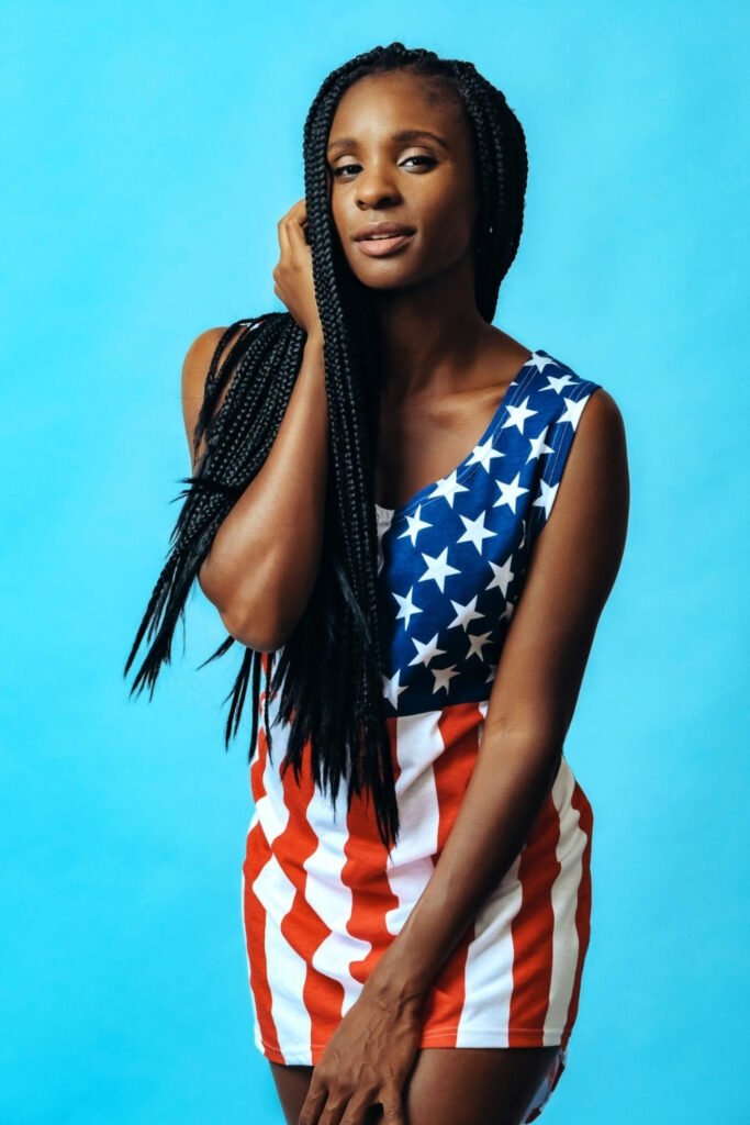 Red, White, and Blue Juneteenth Look