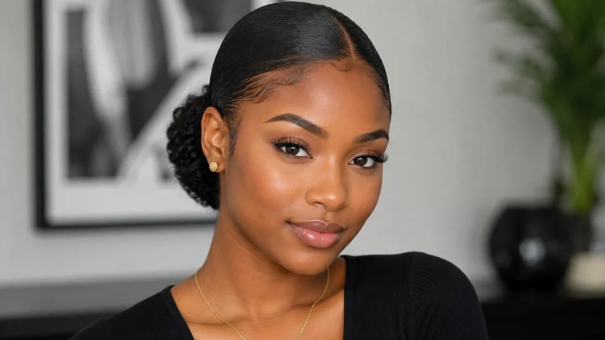 Slicked Back Hair for Black Women