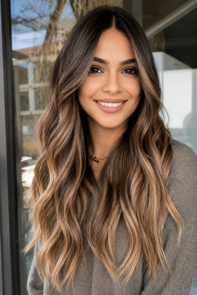 Sugared Brunette Air Touch