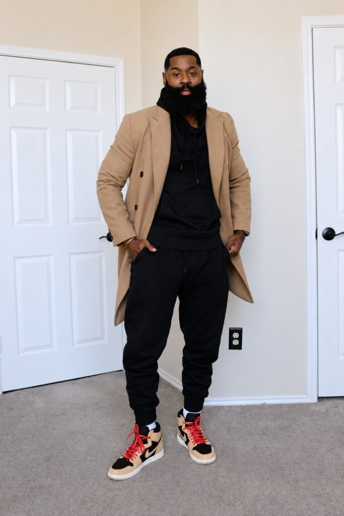 Air Jordan 1 High, Sweatsuit, Overcoat or Topcoat