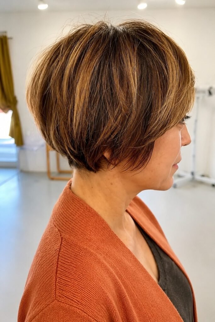 Bixie with Textured Layers and Silver