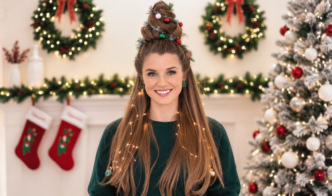 Crazy Christmas Hairstyles for Women