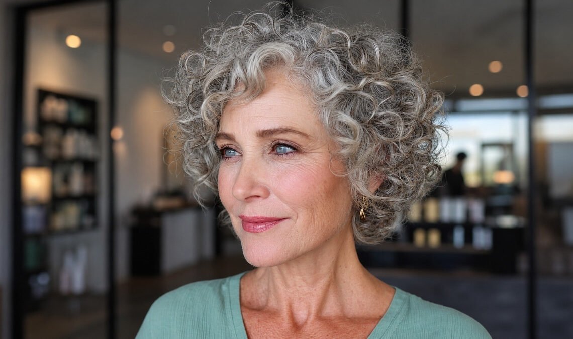 Curly Bob Styles for Older Women