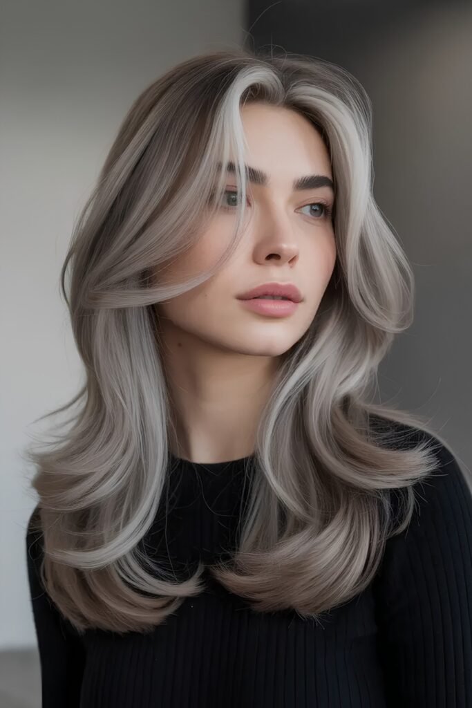 Ghost Layers on Silver or Grey Hair