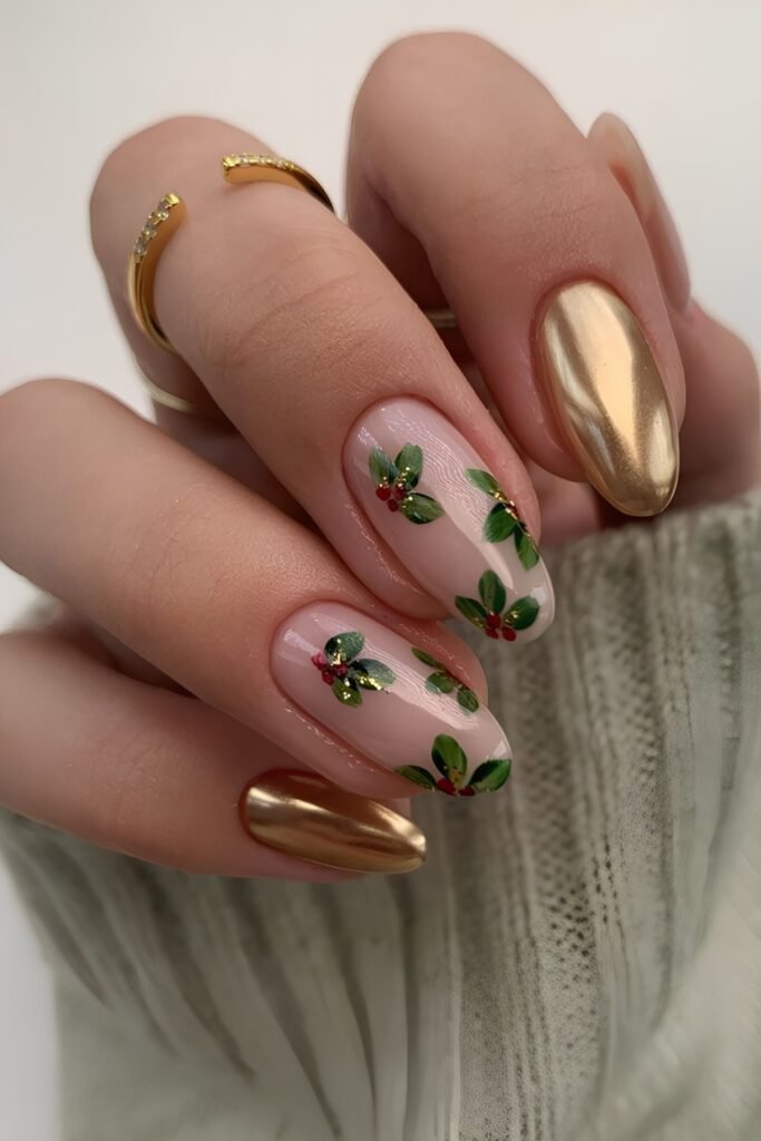 Gold Chrome Squoval