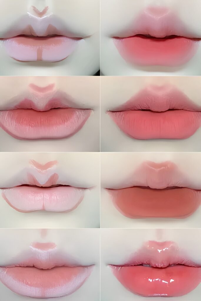 Gradient Bitten Lip