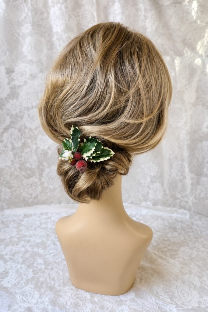 Holly and Berry Hair Pins