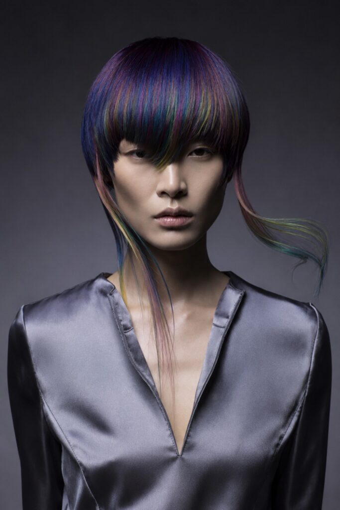 Jellyfish cut with holographic colour