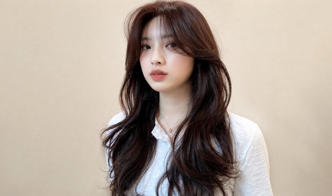 Korean Christmas Hairstyles for Women