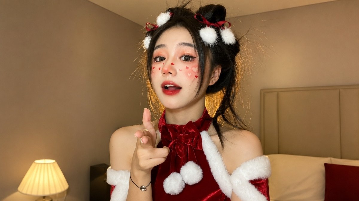 Korean Christmas Makeup Looks