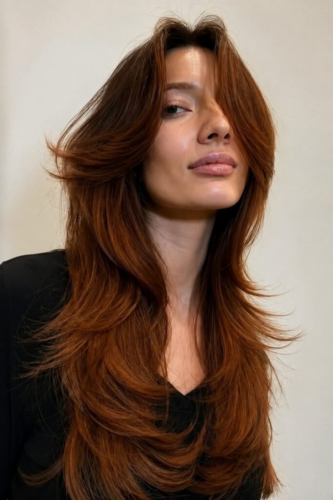 Long Ghost Layers with Auburn Colour