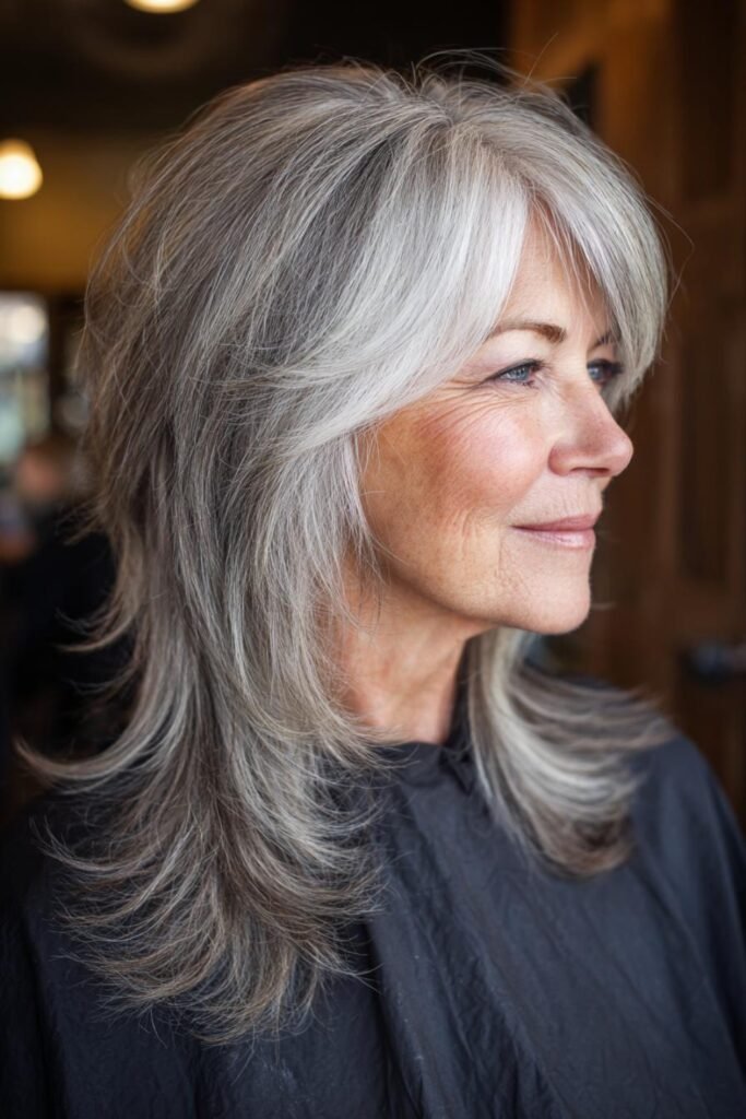 Long Shag With a Curtain Fringe