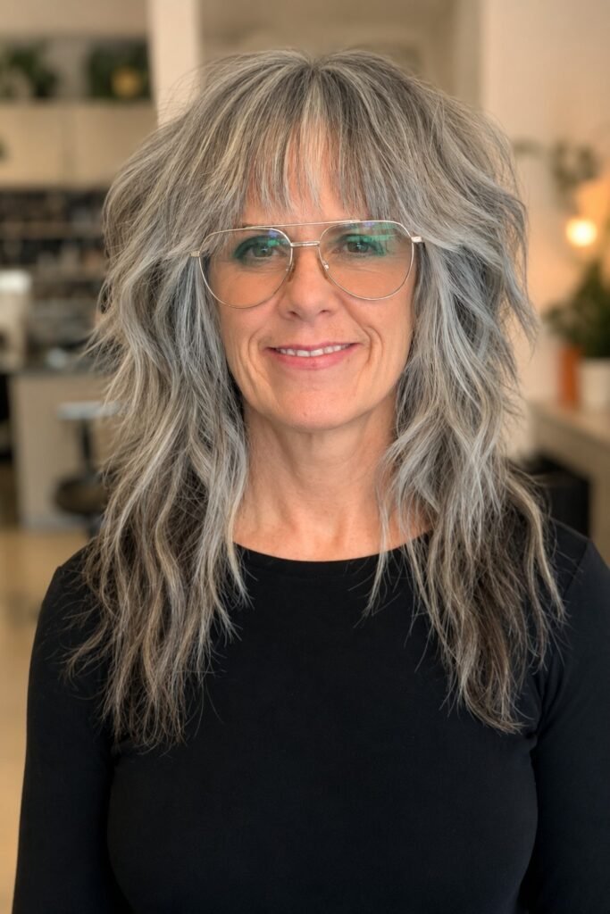Long Shag for Fine Hair