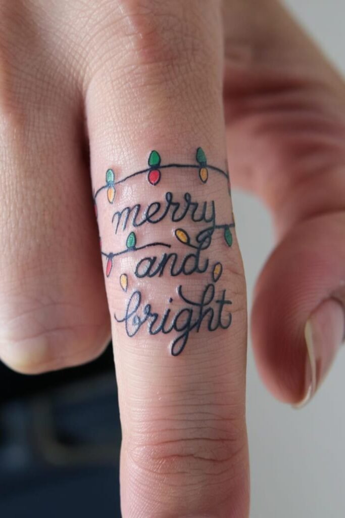 Merry and Bright Fine Script