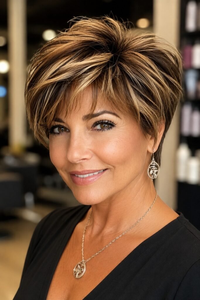 Piece-y Cut With Contrast Highlights