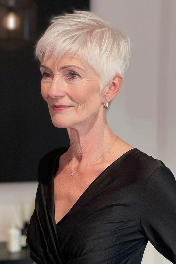 Platinum Blonde Pixie